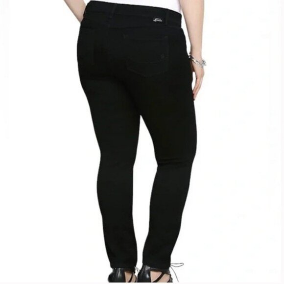Torrid Source of Wisdom Black London Skinny Pants Size 24 - Picture 2 of 6